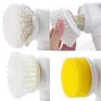 Electric Cleaning Brush Magic Brush Electric Bathtub Brush Housework 5 In 1 Cleaning Brush Electric Bathtub Brush Cleaning Brushes